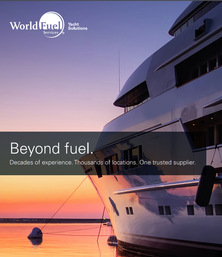 world fuel service yacht brochure cover