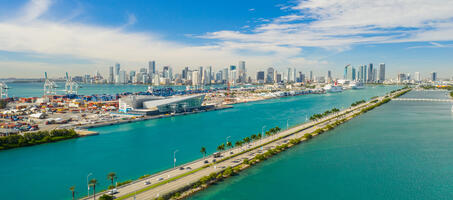 Overview of port of Miami